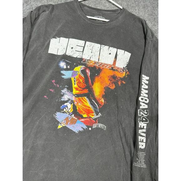 Vintage Kobe Bryant Shirt Men's 2XL Heavyweights Mamba 24 Faded Long Sleeve ** - Picture 2 of 10